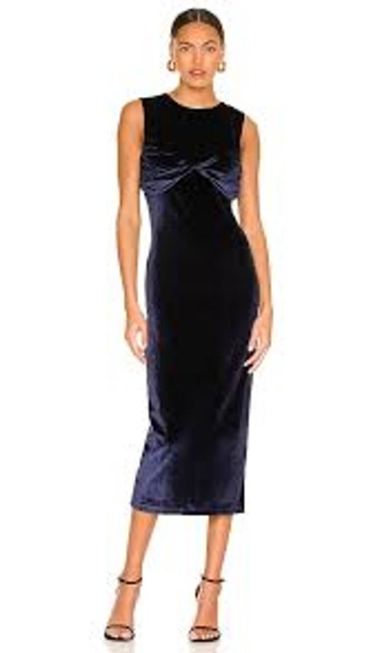 House of Harlow Velvet Old Hollywood Dress Fairy Grunge Rich Blue Women Medium
